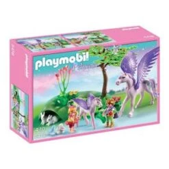 Playmobil 5478 Princess - Enfants Royaux Avec Cheval Ailé Et Son Bébé