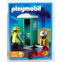 Playmobil 3275 City Action - Toilette De Chantier Avec Ouvriers