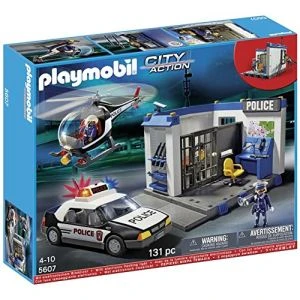 Playmobil 5607 City Action - Poste De Police Avec Voiture Et Hélicoptère 3 Playmobil 5607 City Action - Poste De Police Avec Voiture Et Hélicoptère