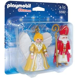 Playmobil 5592 Christmas - Saint-Nicolas Et L'ange De Noël 3 Playmobil 5592 Christmas - Saint-Nicolas Et L'ange De Noël