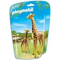 Playmobil 6640 City Life - Sachet Girafe Et Girafon