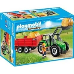 Playmobil 6130 Country - Grand Tracteur à Remorque