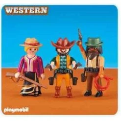 Playmobil 6278 Western - 2 Cow-boys Et Une Femme
