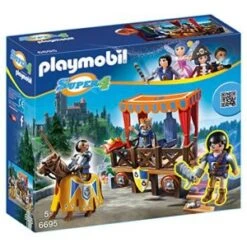 Playmobil 6695 Super4 - Tribune Royale Avec Alex