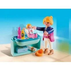 Playmobil 5368 Special Plus - Maman Avec Bébé Et Table à Langer