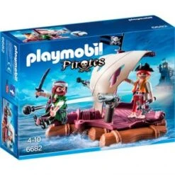 Playmobil 6682 Pirates - Radeau Avec Pirates Des Ténèbres