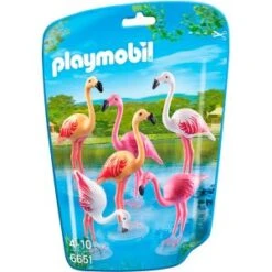 Playmobil 6651 - Groupe De Flamants Roses