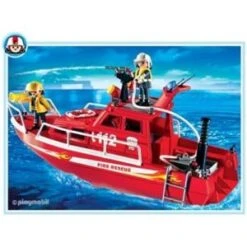 Playmobil 3128 - Pompiers Sauveteurs / Bateau