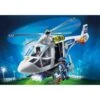 Playmobil 6921 City Action - Hélicoptère De Police Avec Projecteur De Recherche