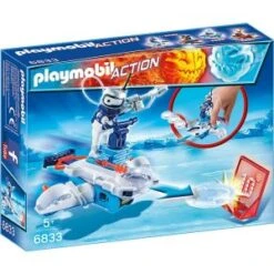 Playmobil 6833 Action - Androide De Glace Avec Lance-disques