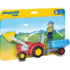 Playmobil 6964 - Tracteur Avec Godet 1.2.3.