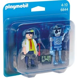 Playmobil 6844 - Pack Duo Professeur Et Robot 3 Playmobil 6844 - Pack Duo Professeur Et Robot