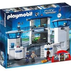 Playmobil 6872 City Action - Police Central De Commandement Avec Prison