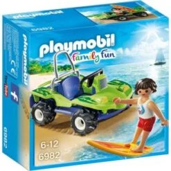 Playmobil 6982 Family Fun - Surfer Et Buggy