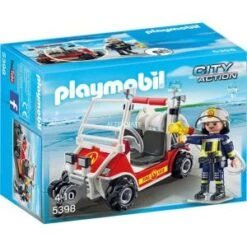 Playmobil 5398 - City Action : Chef Des Pompiers Avec Voiturette
