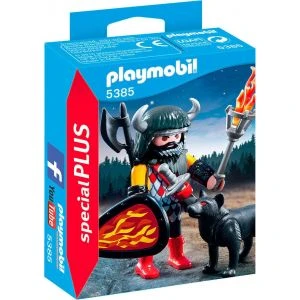 Playmobil 5385 - Loup Et Guerrier 3 Playmobil 5385 - Loup Et Guerrier