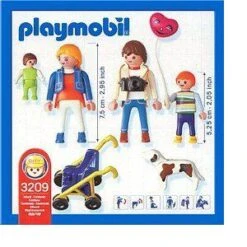 Playmobil 3209 - Famille Et Poussette