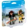 Playmobil 9217 Wild Life - Duo Pack Garde Forestier Et Braconnier
