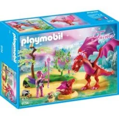 Playmobil 9134 Fairies - Gardienne Des Fées Avec Dragons