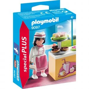 Playmobil 9097 - Special Plus :Pâtissière Avec Gâteaux 3 Playmobil 9097 - Special Plus :Pâtissière Avec Gâteaux