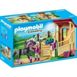 Playmobil 6934 Country - Box Avec Cavalière Et Pur-Sang Arabe