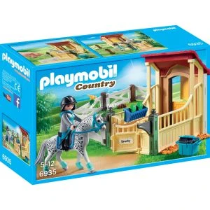 Playmobil 6935 Country - Box Avec Cavalière Et Cheval Appaloosa 3 Playmobil 6935 Country - Box Avec Cavalière Et Cheval Appaloosa