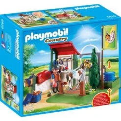 Playmobil Country 6929 - Box De Lavage Pour Chevaux