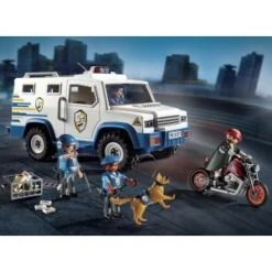 Playmobil 9371 - Fourgon Blindé Avec Convoyeurs