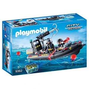 Playmobil 9362 - SWAT : équipe Bateau Gonflable 3 Playmobil 9362 - SWAT : équipe Bateau Gonflable