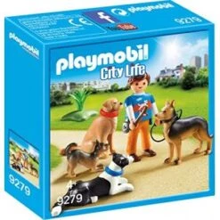 Playmobil 9279 - City Life : Entraîneur Et Chiens