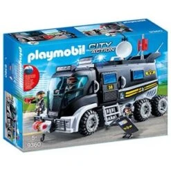 Playmobil 9360 - SWAT : équipe Camion Avec La Lumière Et Sons