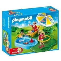 Playmobil 4140 - Compact Set Famille Et Pataugeoire