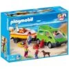 Playmobil 4144 - Voiture Familiale Avec Remorque Porte-bateaux -Playmobil Soldes Boutique 249334 0