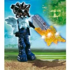 Playmobil 4849 - Gardien Du Temple Avec Arme Lumineuse Orange