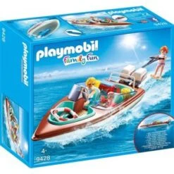 Playmobil 9428 Family Fun - Vacanciers Avec Vedette Moteur Sub