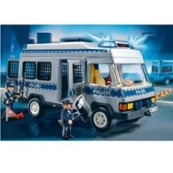 Playmobil 4023 - Fourgon équipé Et Policiers
