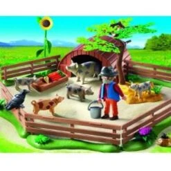 Playmobil 5122 - Enclos Et éleveur De Cochons