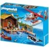 Playmobil 5039 - La Cabane Du Pêcheur Et Hydravion