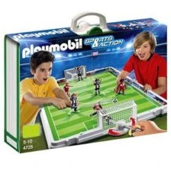Playmobil 4725 - Terrain De Football Et Joueurs