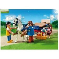 Playmobil 5226 Country - Calèche Avec Famille