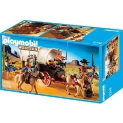 Playmobil 5248 Western - Chariot Avec Cow-Boys Et Bandits