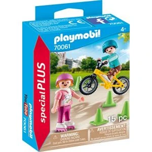 Playmobil 70061 - Enfants Avec Vélo Et Rollers City Life 3 Playmobil 70061 - Enfants Avec Vélo Et Rollers City Life