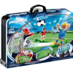 Playmobil Grand Terrain De Football Transportable - Sports & Action - 70244