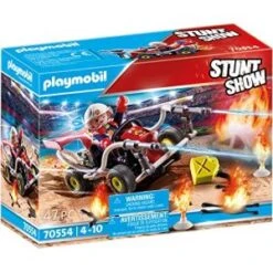 Playmobil Stuntshow Véhicule Et Pompier 70554