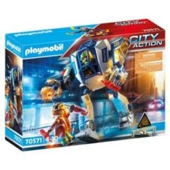 Playmobil Robot De Police City Action 70571