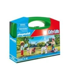 Playmobil Valisette Enfants Et Chiens City Life 70530