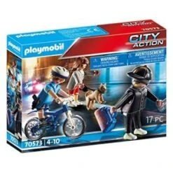 Playmobil Policière Et Voleur City Action 70573