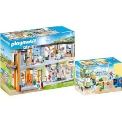 Playmobil Figurine City Life – 70190+70192