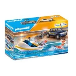 Playmobil Pick Up Avec Bateau