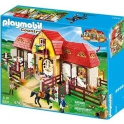 Playmobil 5221 - JEU DE CONSTRUCTION - HARAS …